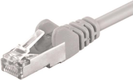 M-Cab 1m SFTP Cat5e netwerkkabel Grijs