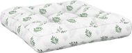 vidaXL Coussin de palette 60x61,5x10 cm motif feuilles tissu oxford