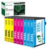 Epson 35XL Cartouches d'encre, multipack pour Epson WorkForce Pro, 6 pièces