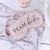 Ginger Ray Roze-zwart team bruid slaapmasker
