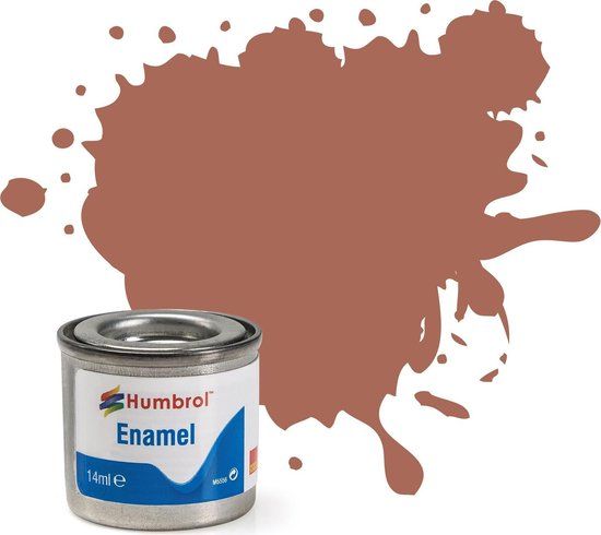 Humbrol Emailleverf Mat - 14 ml - No. 113 Rust