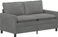 vidaXL Canapé anthracite velours 156 x 81 x 87,5 cm