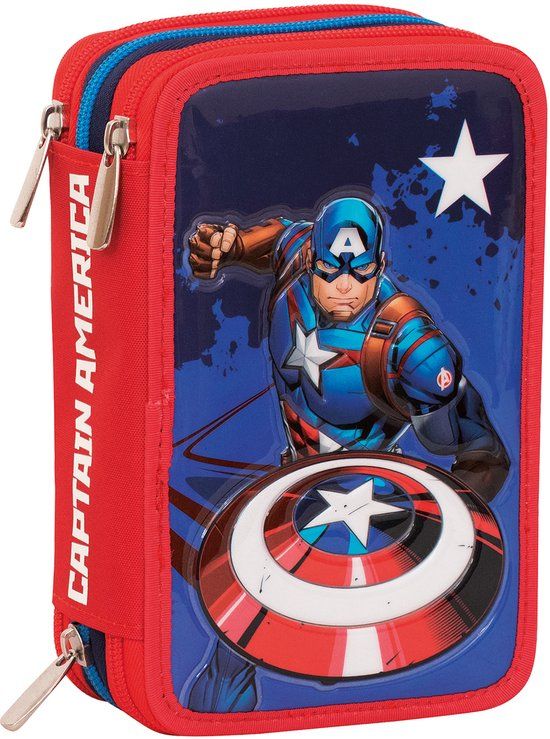 Seven Captain America Harde etui Meerkleurig