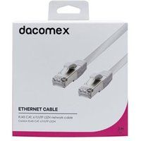 Dacomex - Verbindingskabel - RJ-45 (M) naar RJ-45 (M) - 3 m - F/UTP - CAT 6 - wit