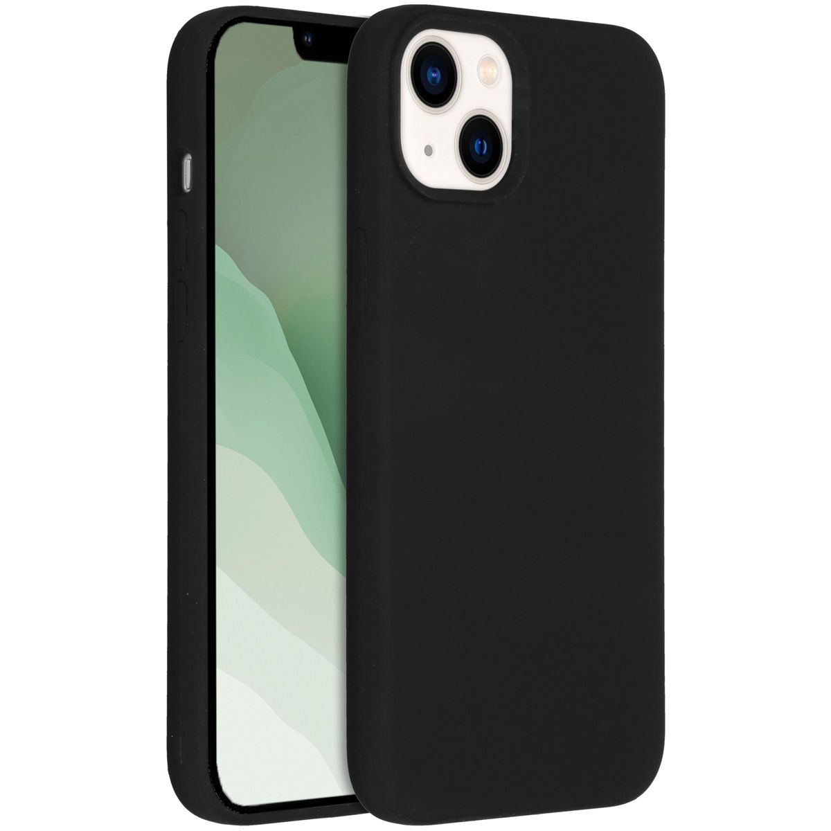 Accezz Liquid Silicone Backcover iPhone 14 Plus - Black