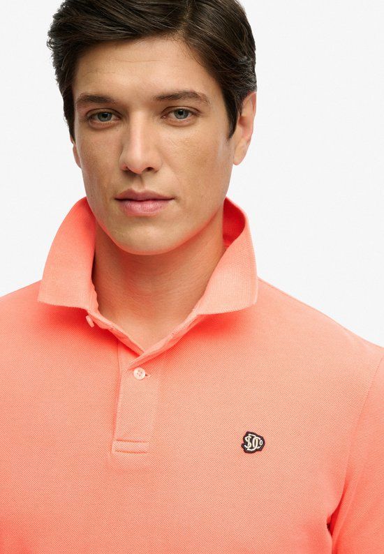 Superdry Vintage Destroy Polo Heren - Maat S