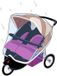 Titanium Baby Babsana Regenhoes voor Duo-Rider - Transparant