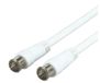 Schwaiger KVCQ30 532 coax-kabel 3 m F Wit