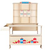 TREASURER TG53005 Grote houten kraam voor een kinderdagverblijf