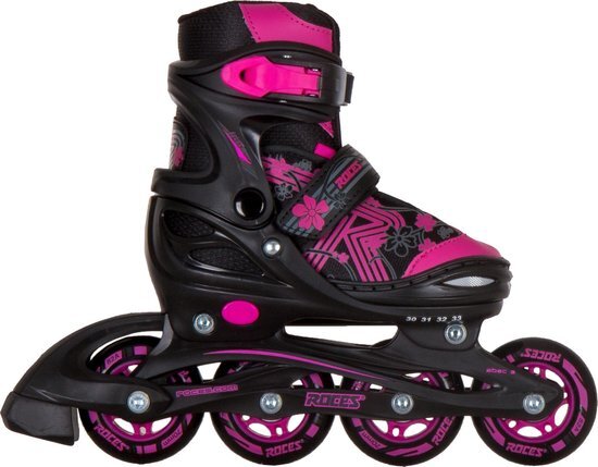 Roces Inlineskates JOKEY 3.0 GIRL - Zwart/Roze 34-37