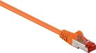 Goobay Cat 6 UTP-kabel - RJ45 - 0.25 m - Oranje