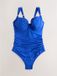 Next - Dames - Blauw ondersteunend F-K badpak met beugels - Blauw