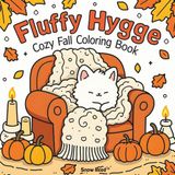 Fluffy Hygge Fall Coloring Book