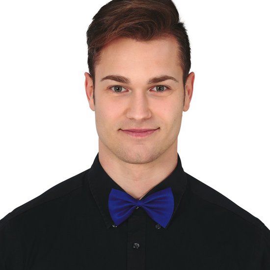 Guirca Vlinderstrikje - Donkerblauw - Polyester - Volwassenen/Unisex