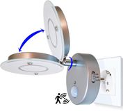 Trango LED-sensor nachtlampje 2636-014 *NITE* zilver