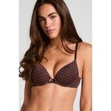 Hunkemöller Plunge Padded Underwired Bra Bruin