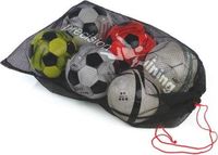 Precision Panda Precision Ballennet Voor 10 Ballen Polyester Zwart/rood