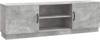 vidaXL Meuble TV gris béton 150 x 31 x 47 cm Bois traité
