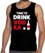 Bellatio Decorations Time to drink Vodka Heren Tanktop Zwart M