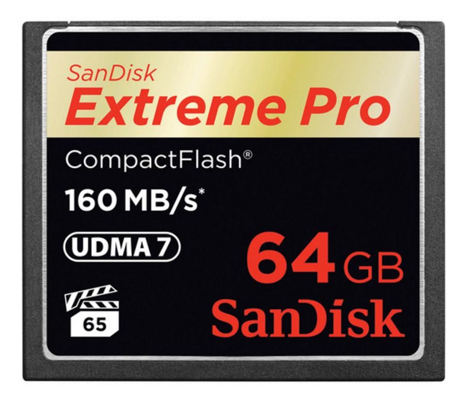 SanDisk 64GB Extreme Pro CompactFlash Card - 160MB/s