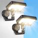 Set de 2 panneaux solaires avec fixation magnétique, 92 LED, 3 températures de couleur, protection IP65