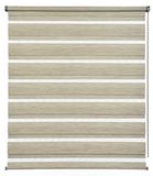 GARDINIA Dubbel rolgordijn de luxe, cappuccino-melange, 50 x 180 cm