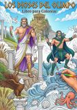 Los Dioses del Olimpo: Libro para colorear