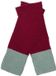 La Cerise sur le Gâteau Gants Mary Bordeaux Laine Rayé Unisexe Taille Unique Automne/Hiver