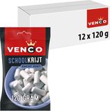 Venco schoolkrijt - zoete drop - 12x120g