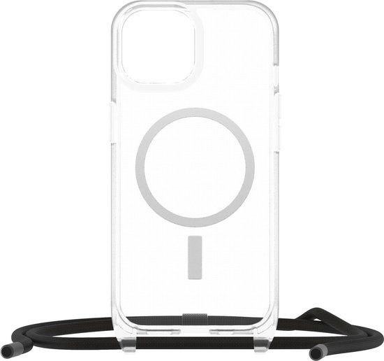 OtterBox React Necklace - iPhone 15 Hoesje met Koord - Transparant
