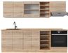 Vicco R-Line Complete keukeneenheid – 240 cm, WB Eik Sonoma/Goudkraft eik