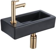 QeramiQ Fuente Fonteinset - Mat Zwart
