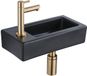QeramiQ Fuente Fonteinset - Mat Zwart