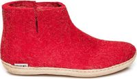 Glerups Laars met leren zool - Rood - Maat 35