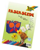 Folia 910409 - vezelzijde, 10 vellen, 25 g/m², ca. 23 x 32 cm, 10 verschillende kleuren