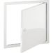 Inspectiedeur Staalplaat Wit Met Vierkante Sluiting 20 X 20 Cm