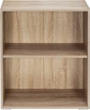 Casaria Boekenkast Set van 2 – 2 Verstelbare Planken - 77x60x28cm Eik