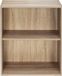 Casaria Boekenkast Set van 2 – 2 Verstelbare Planken - 77x60x28cm Eik