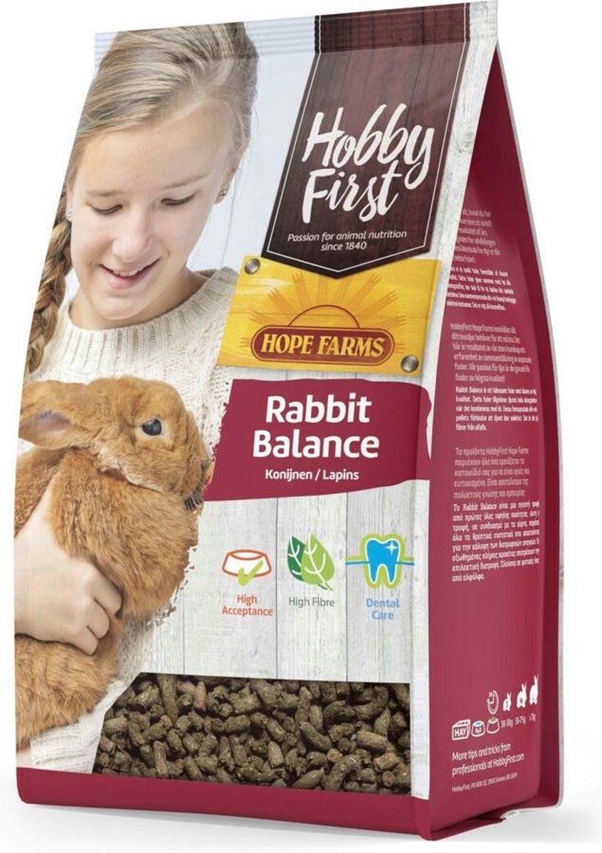 Hobby First Hope Farms Konijn Balance 1,5 kg - 3 stuks