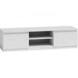 Topeshop RTV140 BIEL TV meubel & entertainment center 2 schappen Wit
