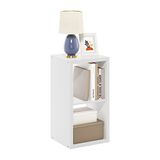 Furinno Cubicle open rug decoratieve kubus opbergorganizer, 2-kubus, wit