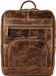 GREENBURRY rugzak met laptopvak Vintage Business Backpack Brown bruine