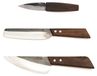 Elzusha - Set de couteaux pour cuisine avec 3 pièces