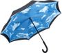 Fare Contrary 7719 paraplu coupe-vent motif nuages noir