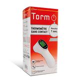 TORM - Contactloze flitsthermometer - Temperatuurmeter op afstand - Infraroodtechnologie pistoolthermometer - Premium thermometer - 1 eenheid