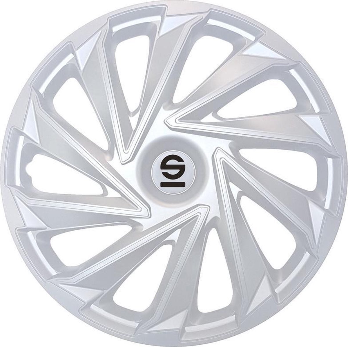 Sparco wieldoppen Varese 16 inch RVS zilver set van 4