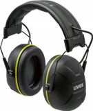 Uvex aXess one 2.0 Actieve Oorkappen Bluetooth 5.2 SNR 31dB Zwart/Limoen