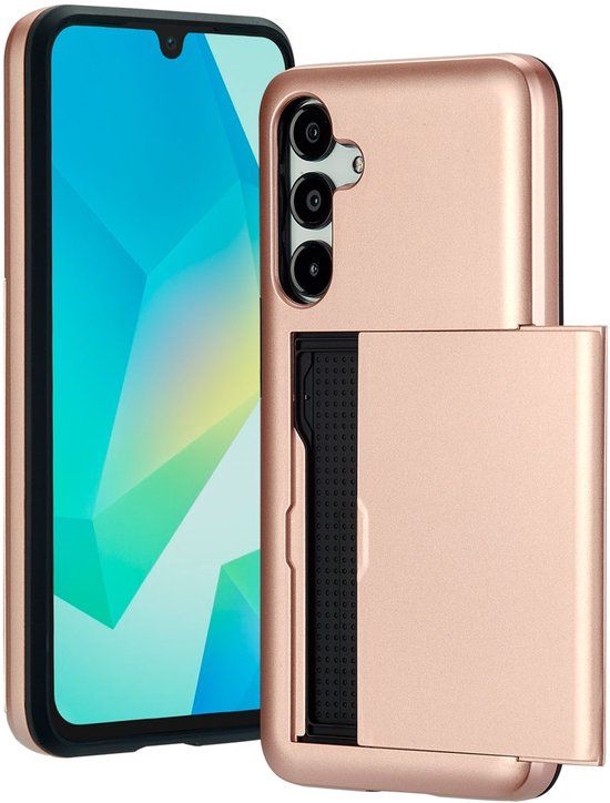 imoshion Hoesje met Pasjeshouder - Geschikt voor Samsung Galaxy A16 (4G) / A16 (5G) - Rosé Goud