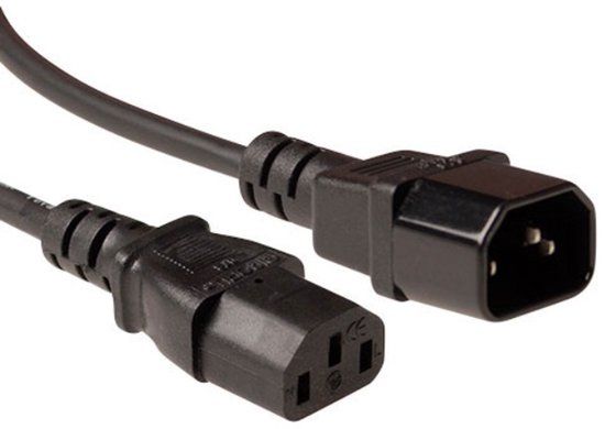 ACT AK5215 - Zwart - 1.80 m