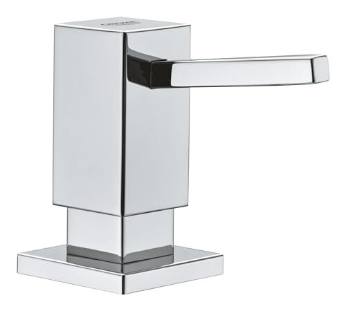 Grohe GROHE 40649000 zeepdispenser afwasmiddeldispenser Cube, chroom